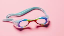 Goggles on Pink Background  image 3