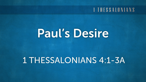 Paul's Desire
