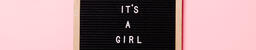 It's a Girl Letter Board with Pink Balloon Garland  image 5