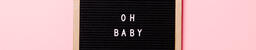Oh Baby Letter Board with Pink Balloon Garland  image 5