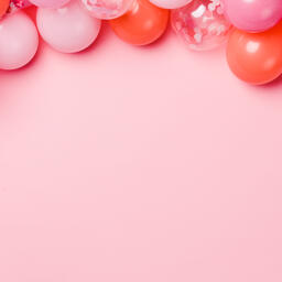 Pink Balloon Garland  image 2