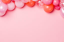 Pink Balloon Garland  image 3