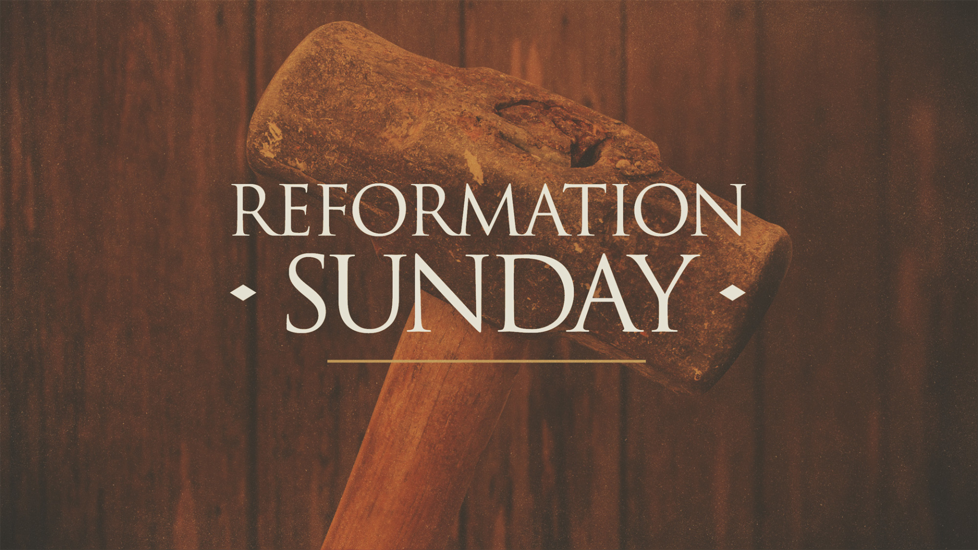 October 25, 2020 - Reformation Sunday - Logos Sermons