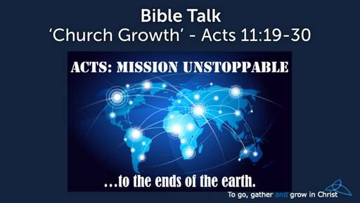 HTD - 2020-10-25 - Acts 11:19-30 - Church Growth