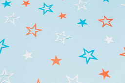 Red White and Blue Paper Stars  image 13