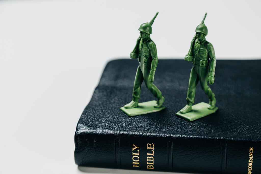 Toy Soldiers Marching on the Bible large preview