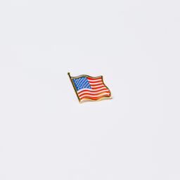 American Flag Enamel Pin  image 2