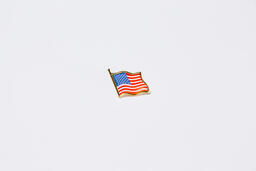 American Flag Enamel Pin  image 1