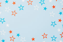 Red White and Blue Paper Stars  image 19