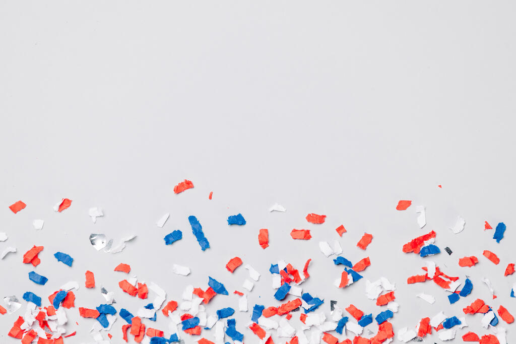 Red White and Blue Confetti large preview