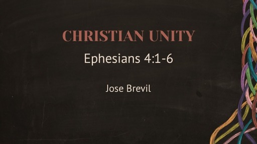 Christian Unity in a Divided World | Ephesians 4:1-6