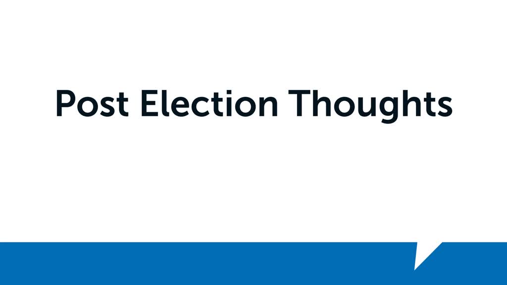 Post Election Thoughts Logos Sermons