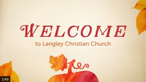 Sunday Worship Service Nov. 8, 2020 Sunday Worship Service Nov. 8, 2020