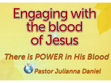 Engaging with the blood of Jesus