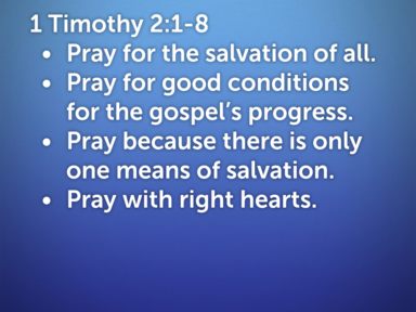 Praying for Gospel Advance