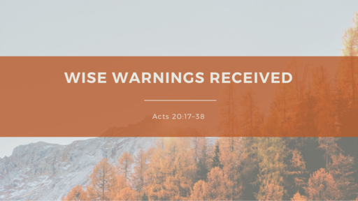 Wise Warnings Received