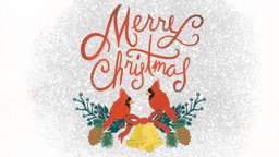 Merry Christmas Cardinal  PowerPoint image 1