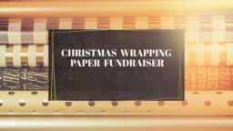 Christmas Wrapping Paper Fundraiser  PowerPoint image 1