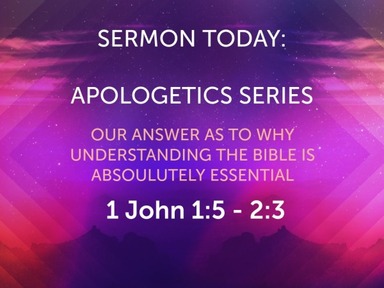 NOVEMBER Sunday Worship- Apologetics Series