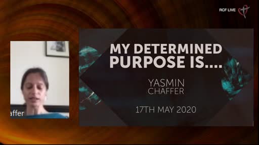 170520 Infill - Yasmin Chaffer - My Determined Purpose 170520 Infill - Yasmin Chaffer - My Determined Purpose