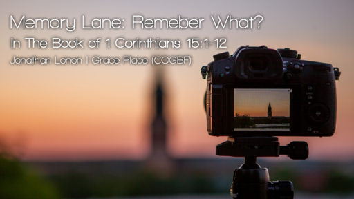 Memory Lane: Remember What?