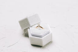Wedding Ring in a Velvet Box  image 2
