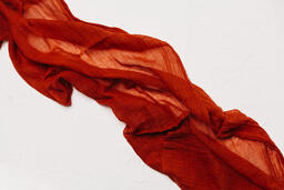 Sheer Red Fabric  image 2