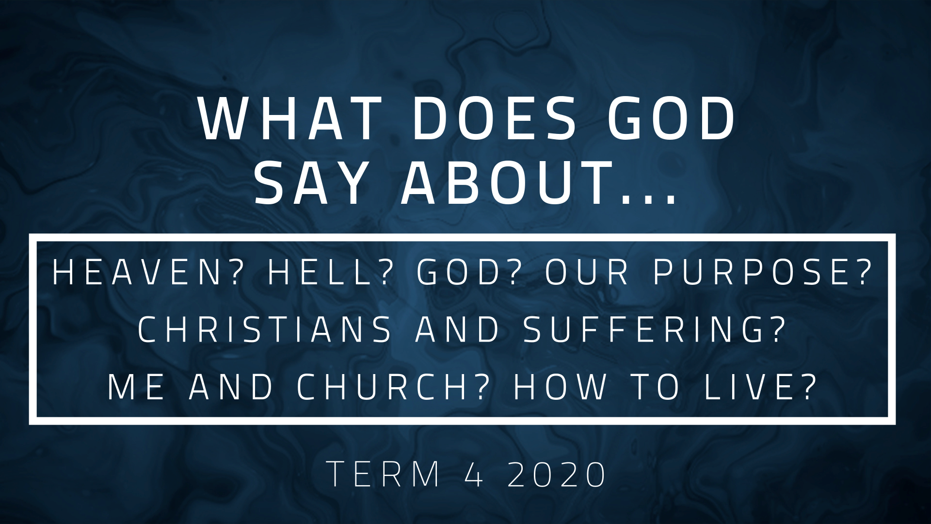 What Does God Say About Me and Church? Logos Sermons