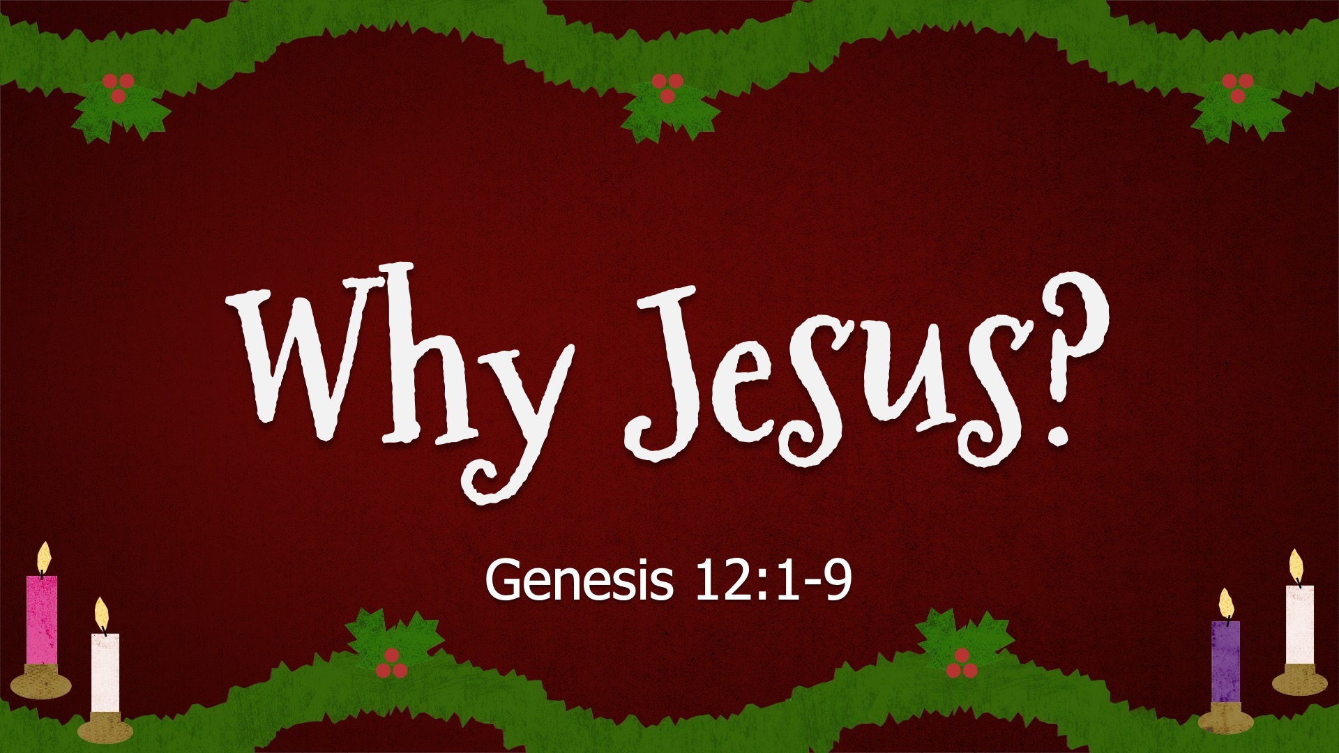 Why Jesus? - Logos Sermons