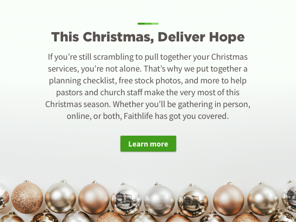 This Christmas, Deliver Hope