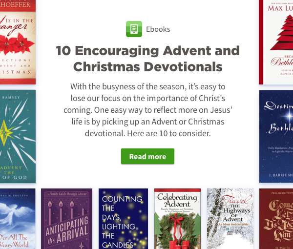 10 Encouraging Advent and Christmas Devotionals