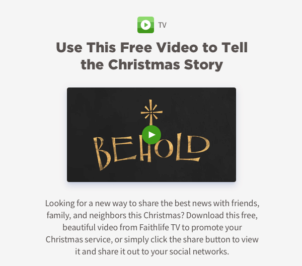 Use This Free Video to Tell the Christmas Story