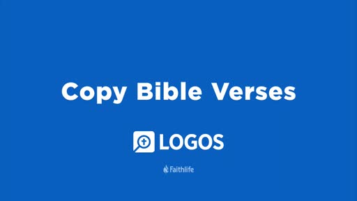 Copy Bible Verses