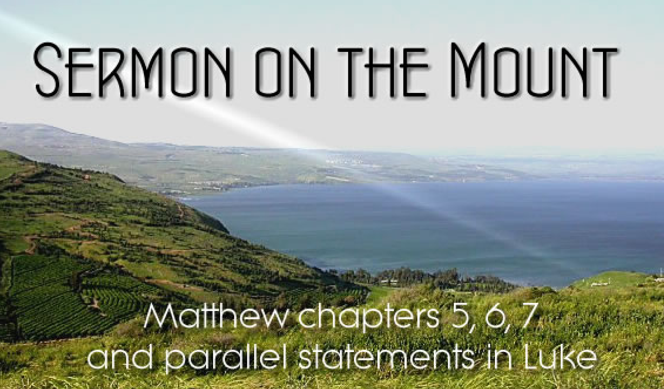 The Sermon on the Mount series: part 1 The Beatitudes - Faithlife Sermons