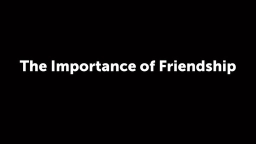 The Importance of Freindship