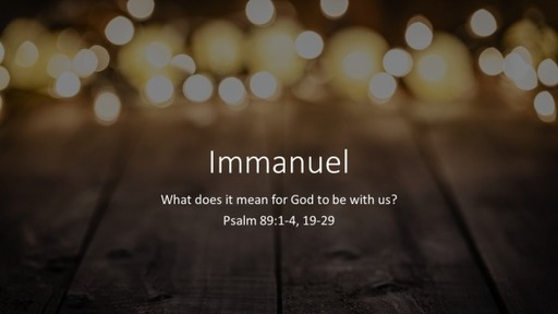 Immanuel - Logos Sermons