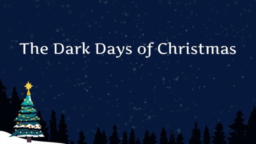 The Dark Days of Christmas: More Faith, More Joy