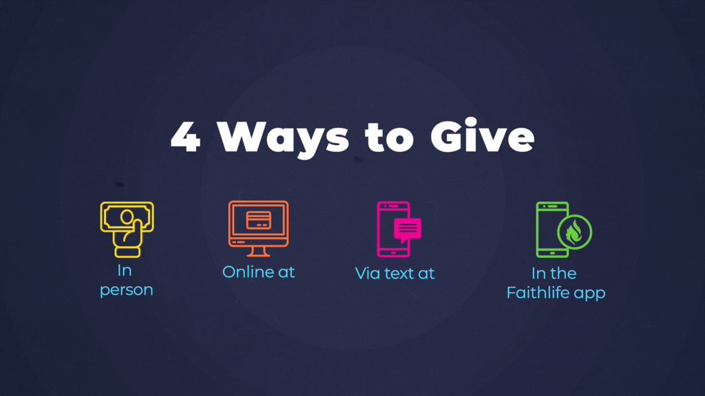 Ways To Give Church