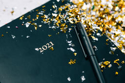 2021 Notebook with Confetti  image 2