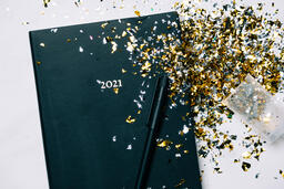 2021 Notebook with Confetti  image 4