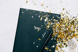 2021 Notebook with Confetti  image 3