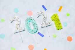 2021 Candles with Confetti  image 5