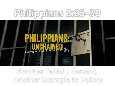 Another Faithful Servant, Another Example to Follow