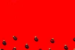 Mini Red Christmas Ornaments  image 3