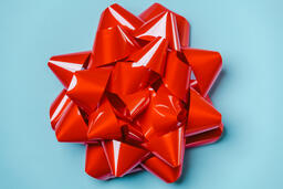 Large Red Gift Bow  image 2