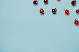 Mini Red Christmas Ornaments  image 5