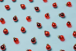 Mini Red Christmas Ornaments  image 7