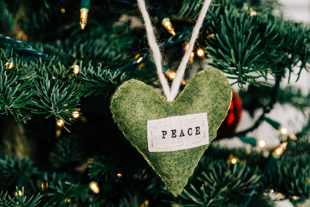 Peace Christmas Ornament large preview