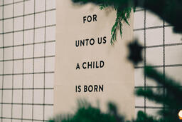 For Unto Us a Child is Born Banner  image 6