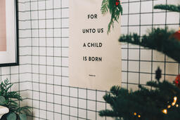 For Unto Us a Child is Born Banner  image 7